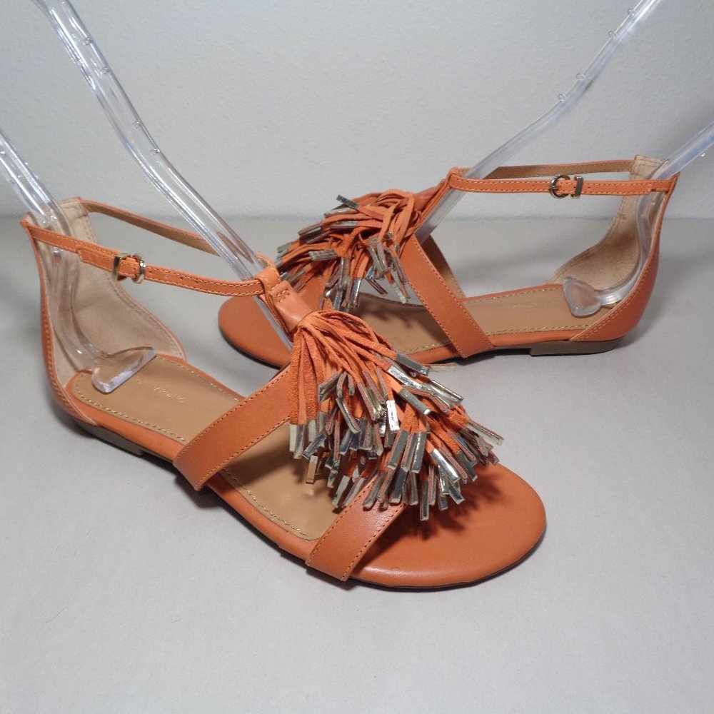 Madison Harding Size 5 M SABRINA Paprika Leather Sandals New Women's Shoes